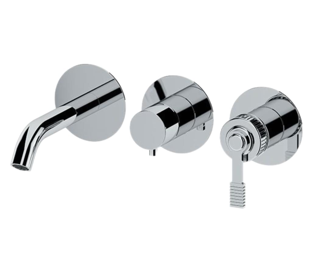 Плитка Remer Atelier Встраиваемый смеситель для ванны ATELIER хром  поверхность глянец