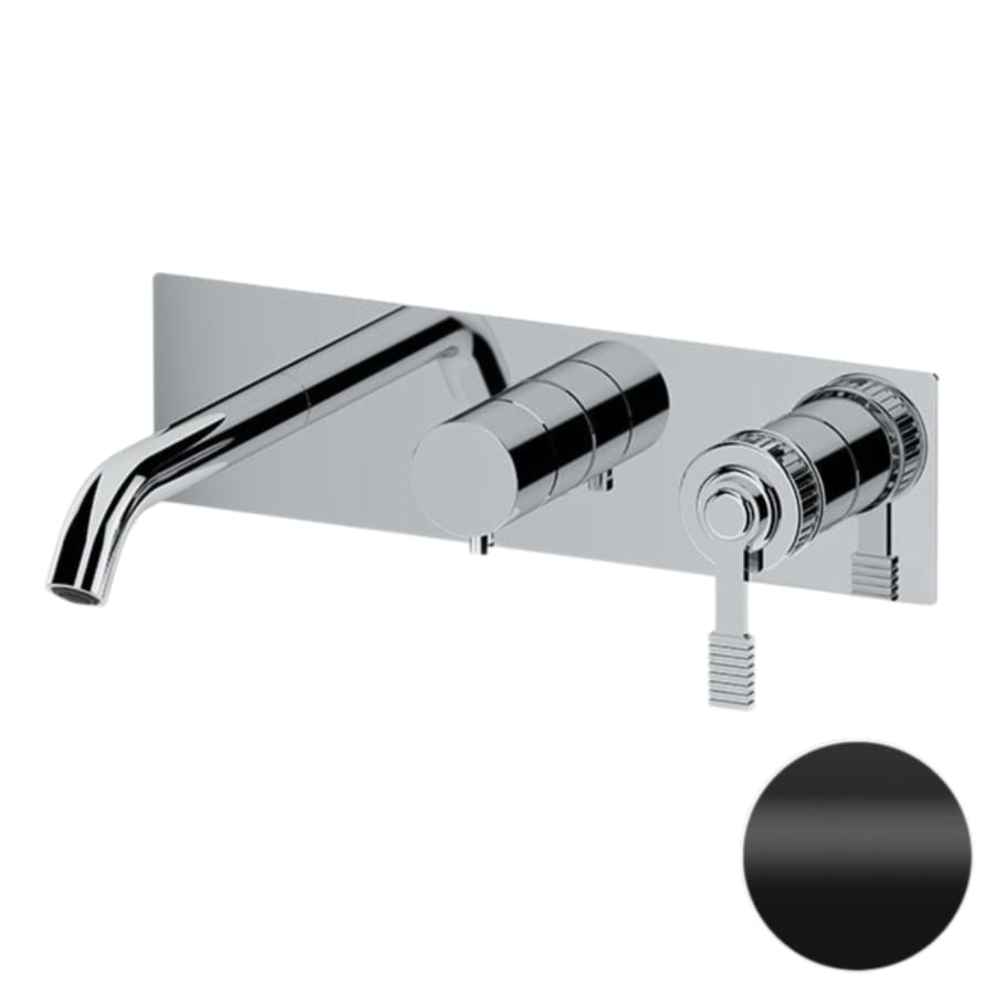 Плитка Remer Atelier Встраиваемый смеситель для ванны ATELIER черный матовый  поверхность матовая