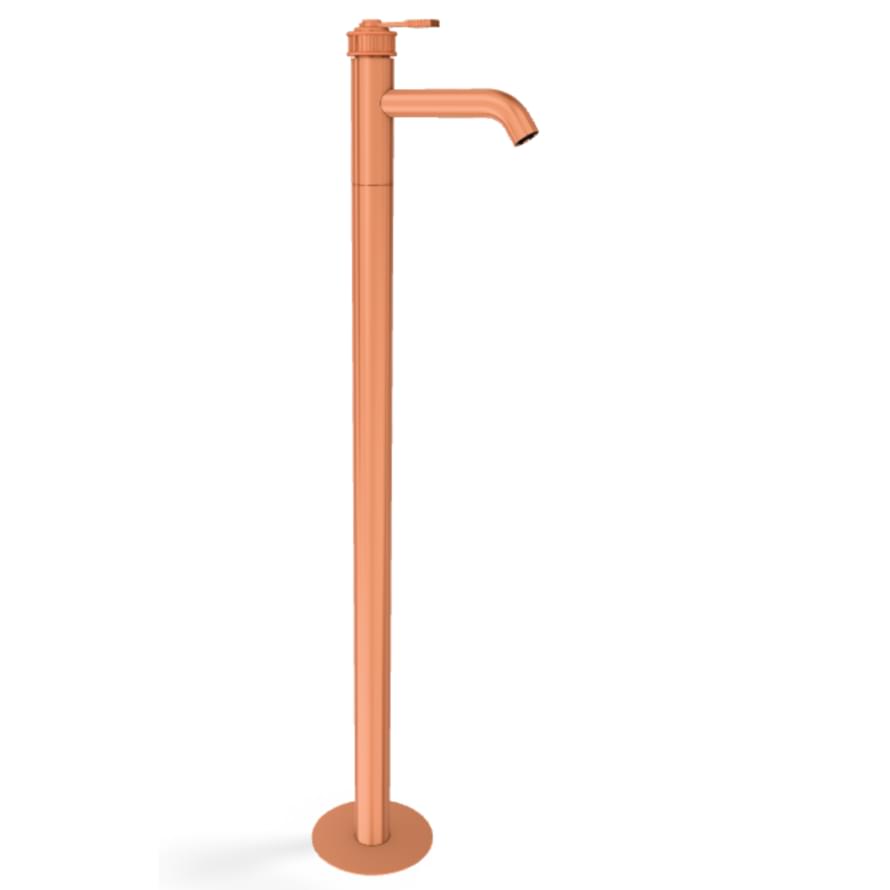 Плитка Remer Atelier Напольный смеситель для раковины ATELIER медь брашированная  поверхность брашированная