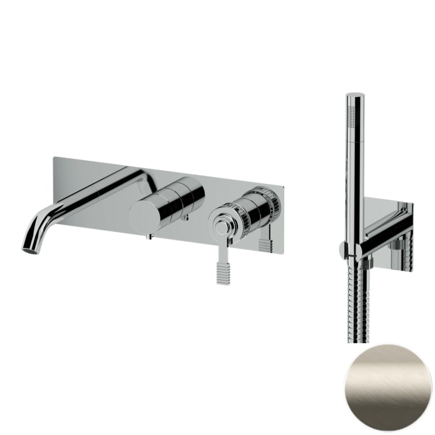 Плитка Remer Atelier Настенный смеситель для ванны ATELIER сталь  поверхность матовая