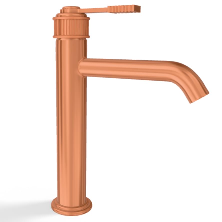 Плитка Remer Atelier Смеситель высокий для раковины ATELIER медь брашированная  поверхность брашированная