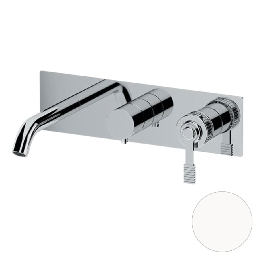 Плитка Remer Atelier Смеситель для ванны ATELIER встраиваемый белый матовый  поверхность матовая