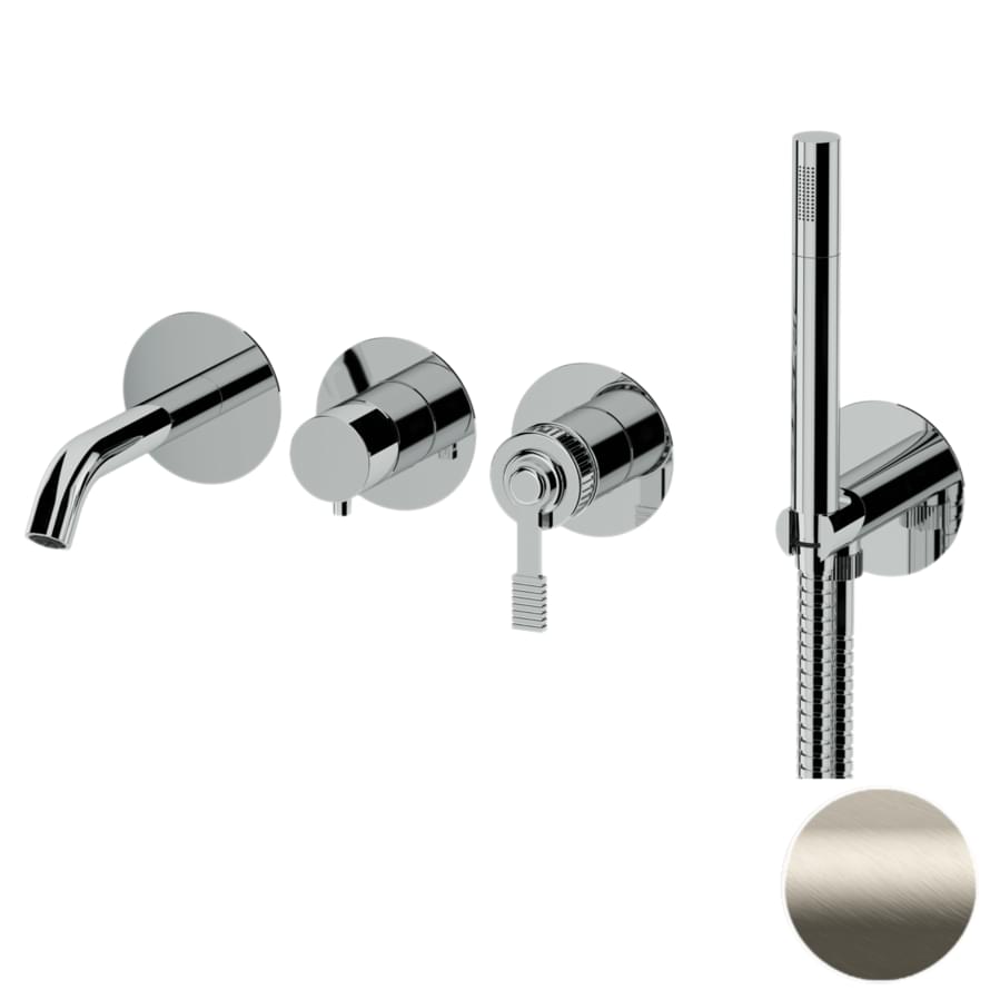 Плитка Remer Atelier Смеситель для ванны ATELIER сталь  поверхность матовая