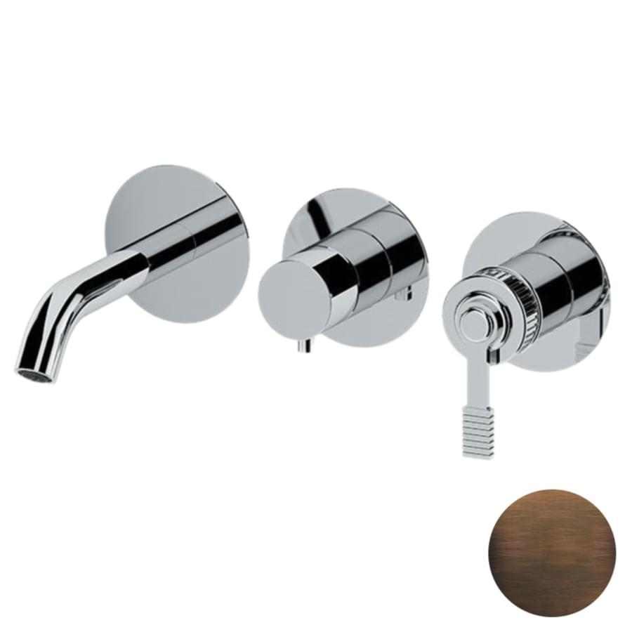 Плитка Remer Atelier Смеситель для ванны встраиваемый ATELIER бронза масляная  поверхность матовая