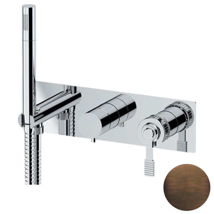 Плитка Remer Atelier Смеситель для душа ATELIER встраиваемый бронза масляная  поверхность матовая