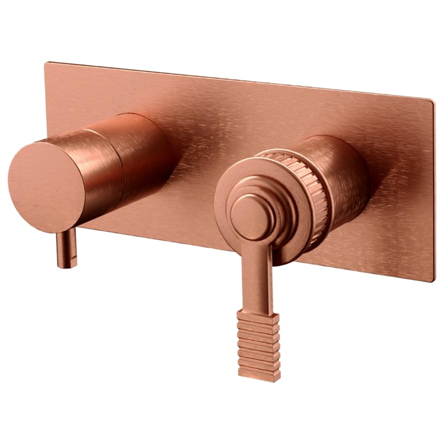 Плитка Remer Atelier Смеситель для душа ATELIER медь брашированная встраиваемый  поверхность брашированная