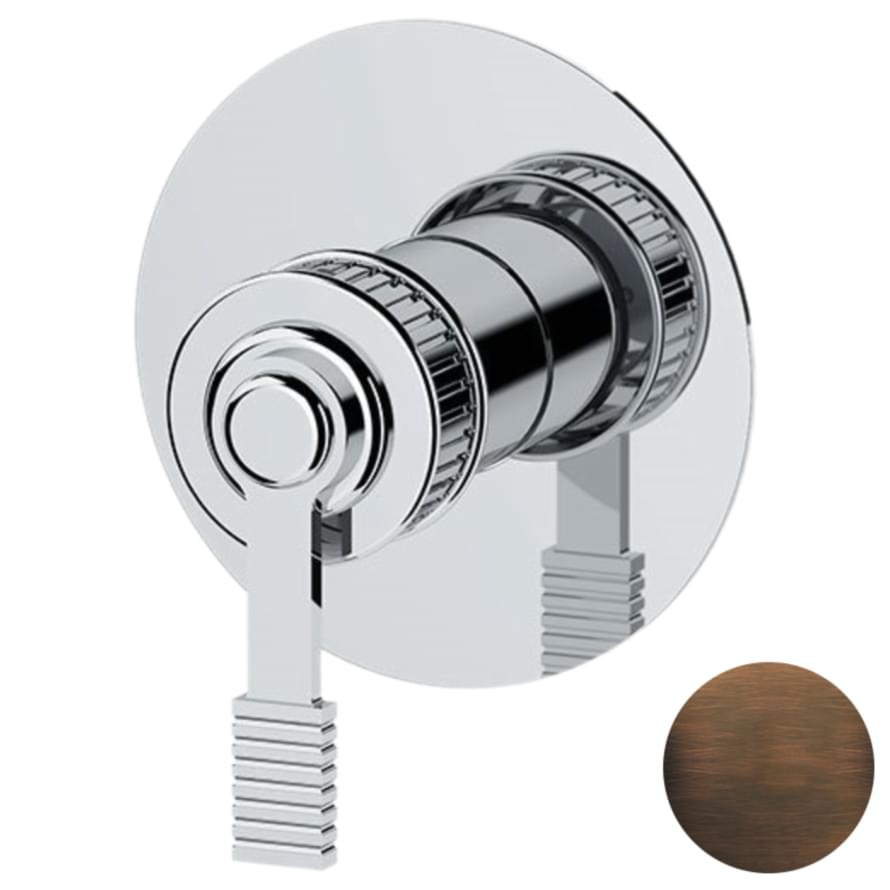 Плитка Remer Atelier Смеситель для душа на 1 выход ATELIER бронза масляная  поверхность матовая