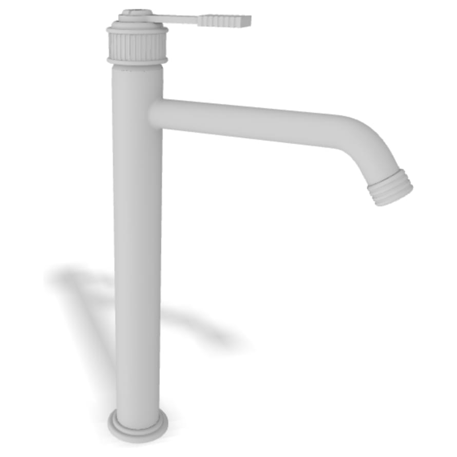 Плитка Remer Atelier Смеситель для раковины ATELIER высокий белый матовый  поверхность матовая