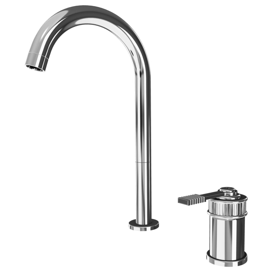 Плитка Remer Atelier Смеситель для раковины ATELIER высокий хром  поверхность глянец