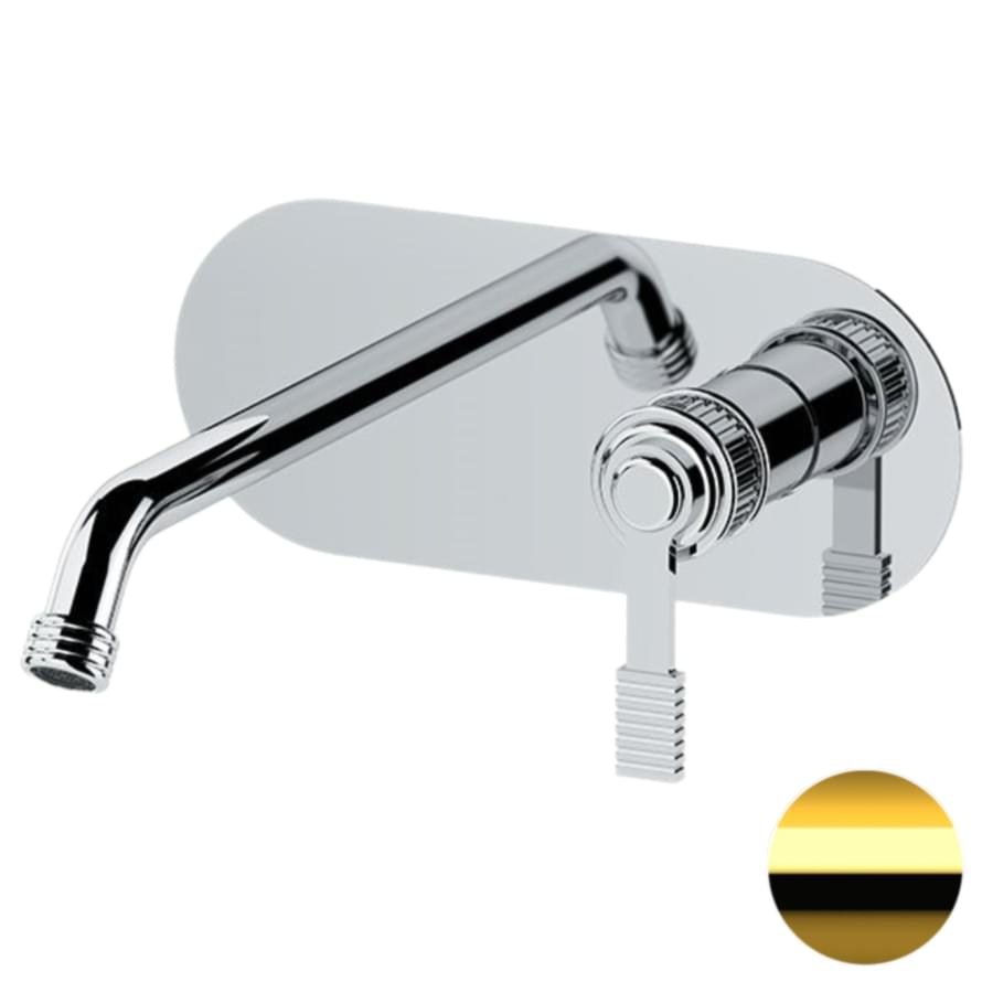 Плитка Remer Atelier Смеситель для раковины встраиваемый ATELIER золото глянцевое  поверхность глянец