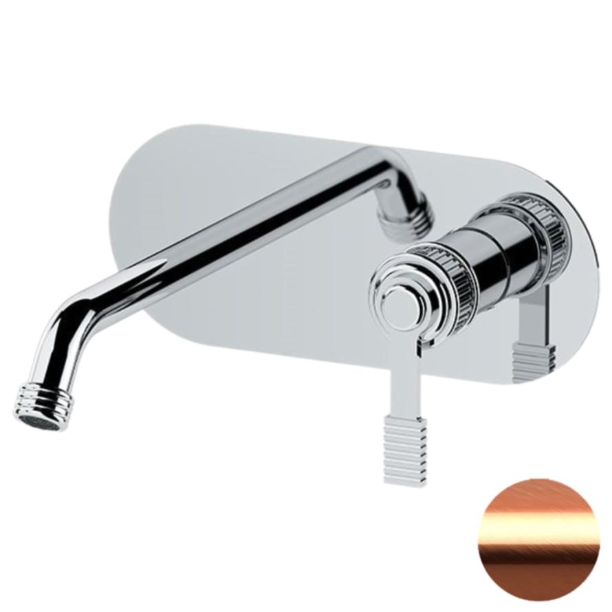 Плитка Remer Atelier Смеситель для раковины встраиваемый ATELIER медь брашированная  поверхность брашированная