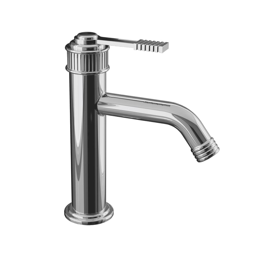 Плитка Remer Atelier Смеситель для раковины г-образный ATELIER хром  поверхность глянец