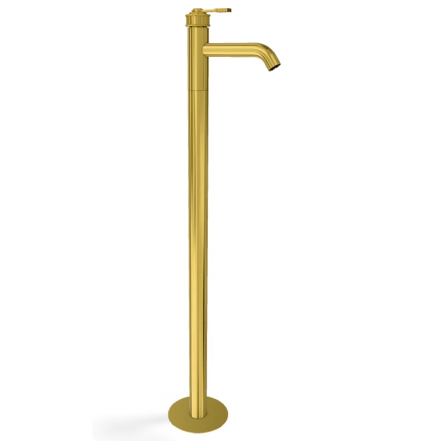 Плитка Remer Atelier Смеситель для раковины напольный ATELIER золото глянцевое  поверхность глянец