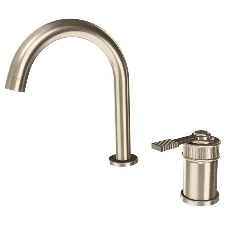 Плитка Remer Atelier Смеситель для раковины с-образный ATELIER сталь  поверхность матовая