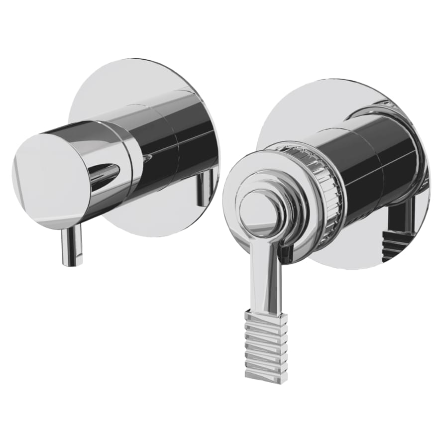 Плитка Remer Atelier Смеситель округлый для душа ATELIER хром  поверхность глянец