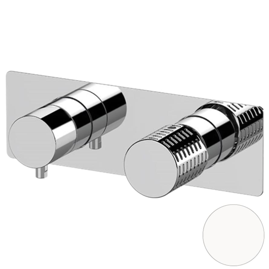 Плитка Remer Celebrity Встраиваемый смеситель для душа CELEBRITY белый матовый  поверхность матовая