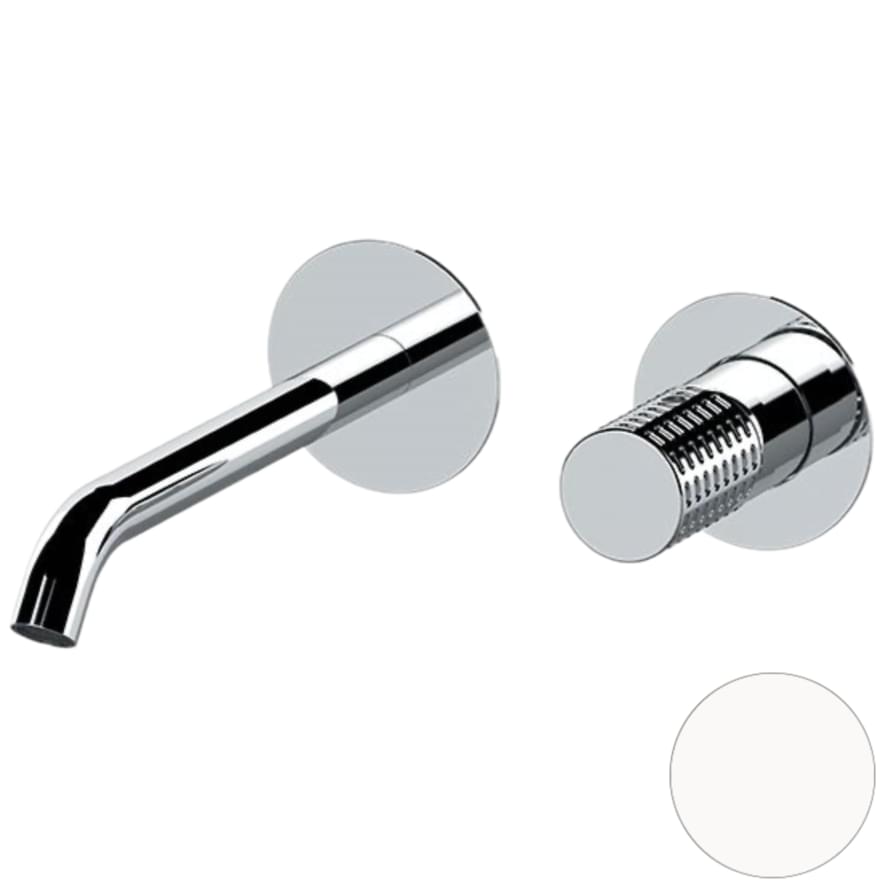 Плитка Remer Celebrity Встраиваемый смеситель для раковины CELEBRITY белый матовый  поверхность матовая