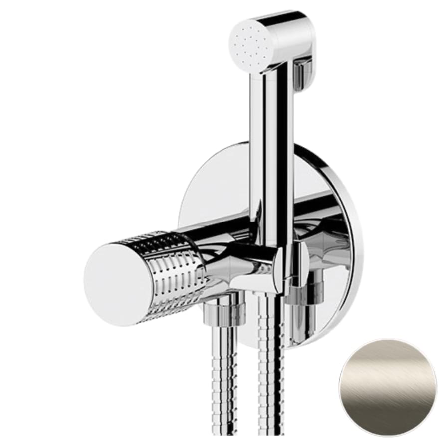 Плитка Remer Celebrity Гигиенический душ со смесителем CELEBRITY сталь  поверхность матовая