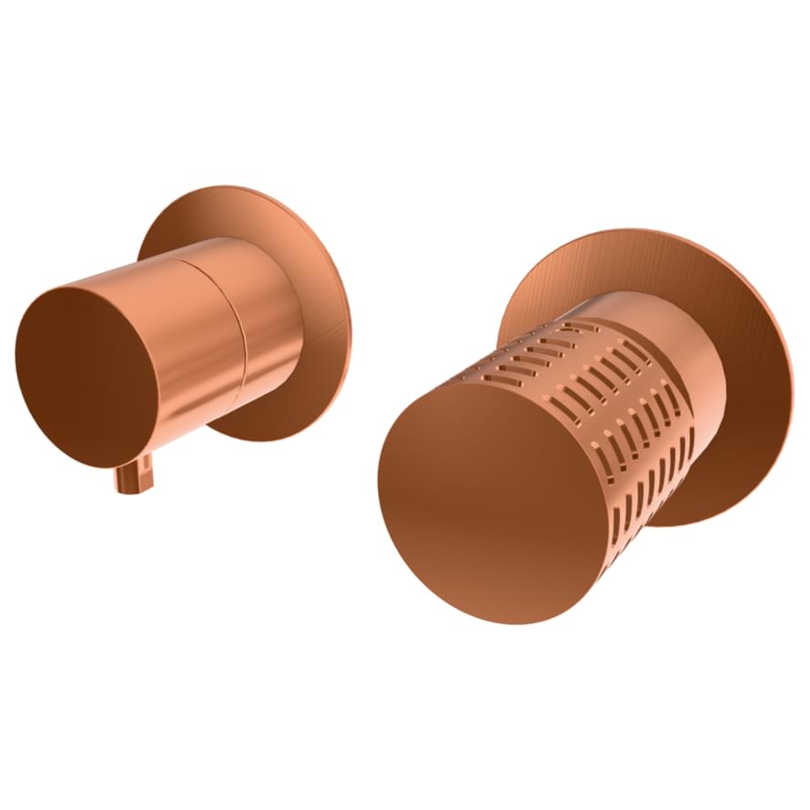 Плитка Remer Celebrity Смеситель встраиваемый для душа CELEBRITY медь брашированная  поверхность брашированная