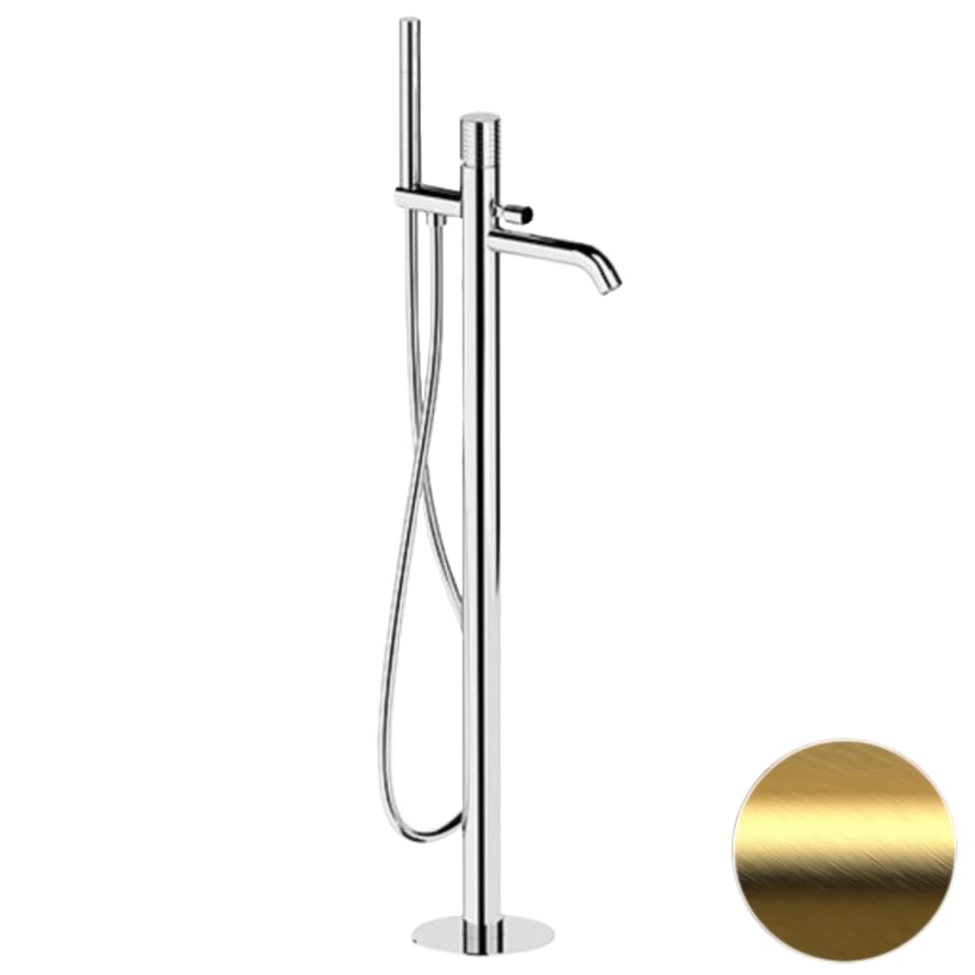 Плитка Remer Celebrity Смеситель для ванны CELEBRITY золото брашированное  поверхность брашированная