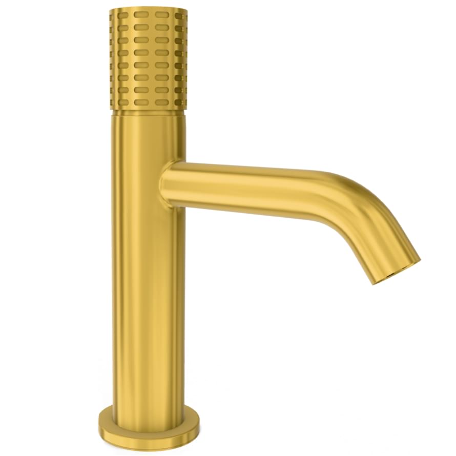 Плитка Remer Celebrity Смеситель для раковины CELEBRITY золото брашированное  поверхность брашированная