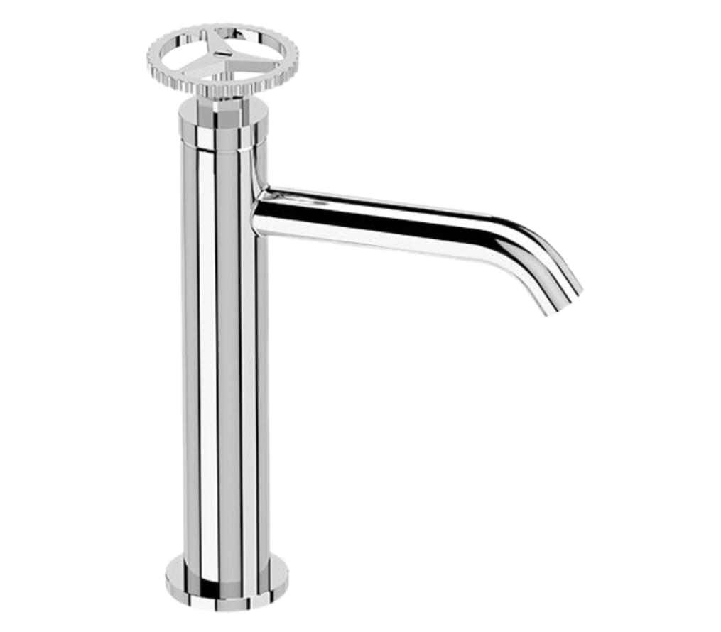 Плитка Remer Chrono Высокий смеситель для раковины CHRONO хром  поверхность глянец