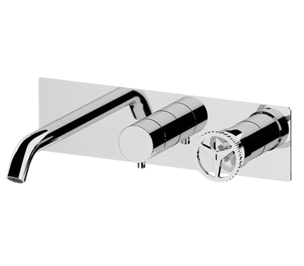 Плитка Remer Chrono Квадратный смеситель для ванны CHRONO хром  поверхность глянец