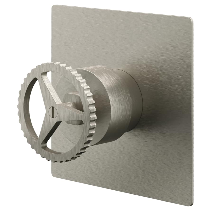 Плитка Remer Chrono Смеситель встраиваемый квадратный для душа CHRONO сталь  поверхность матовая