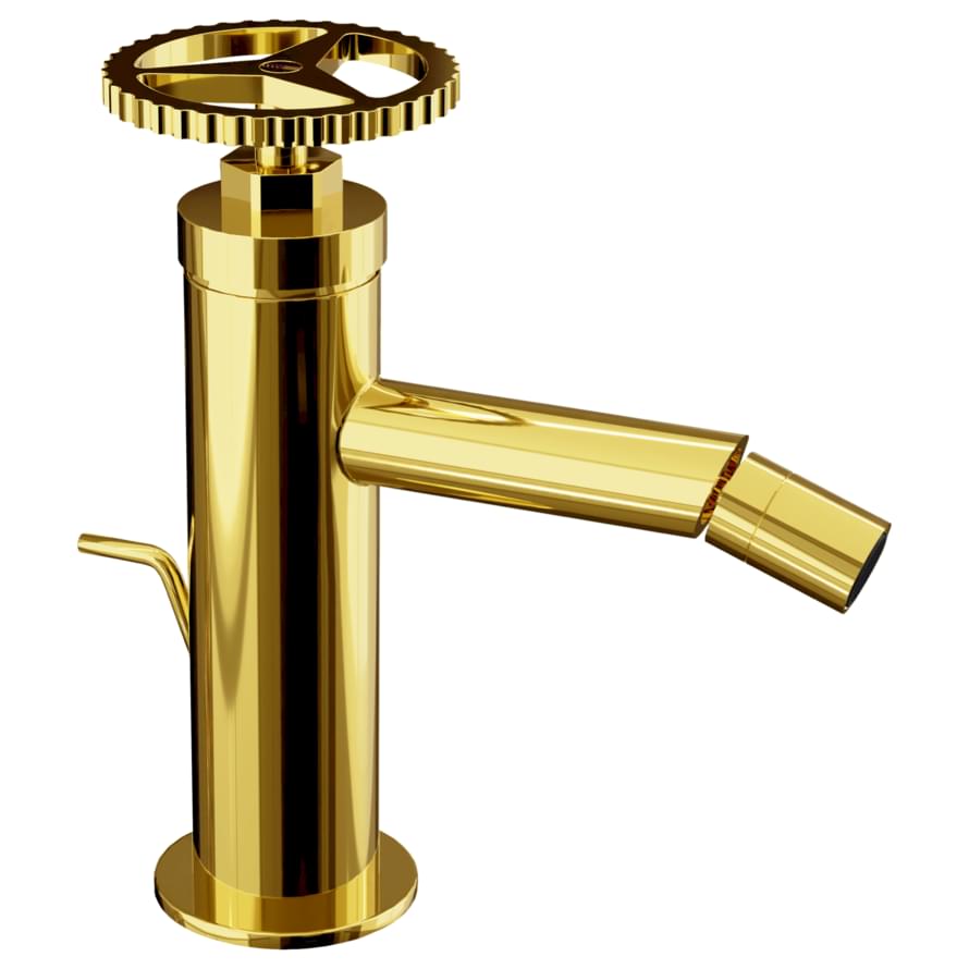 Плитка Remer Chrono Смеситель для биде CHRONO золото глянцевое  поверхность глянец