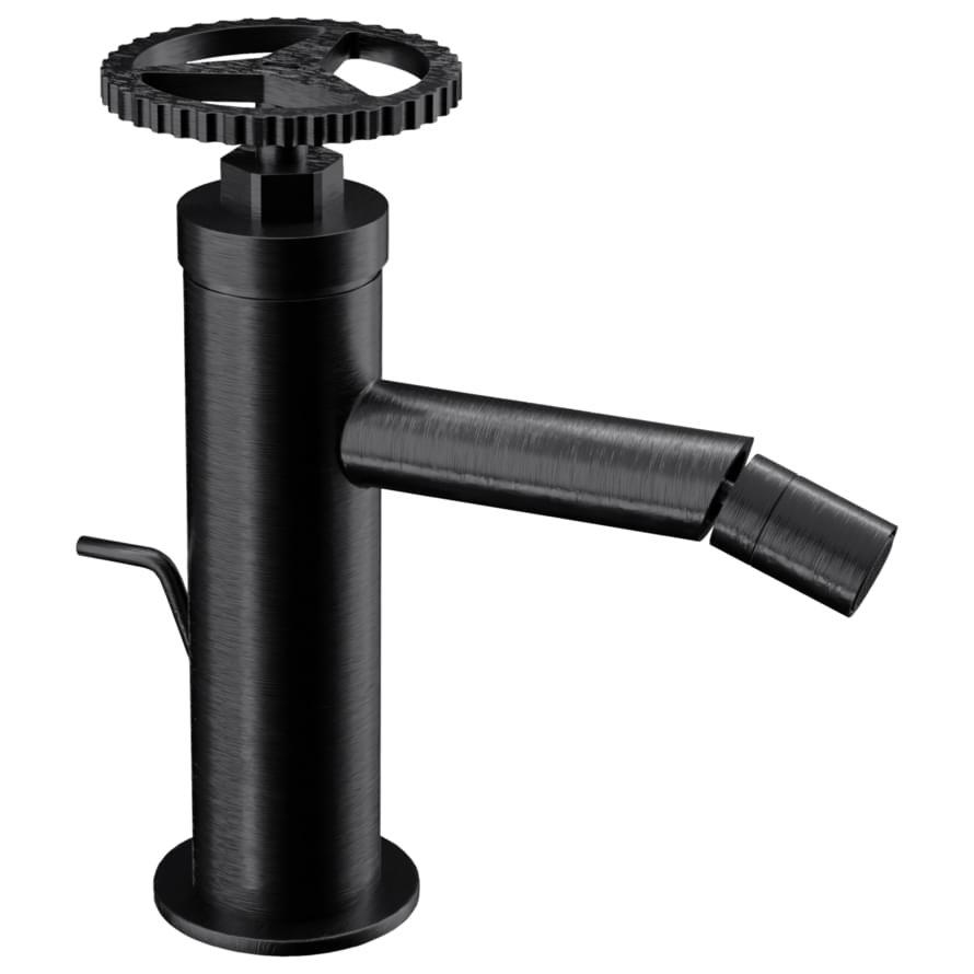 Плитка Remer Chrono Смеситель для биде CHRONO черный брашированный хром  поверхность брашированная