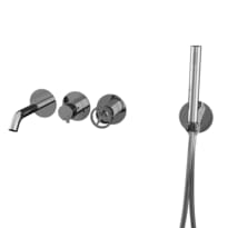 Плитка Remer Chrono Смеситель для ванны встраиваемый округлый CHRONO хром поверхность глянец