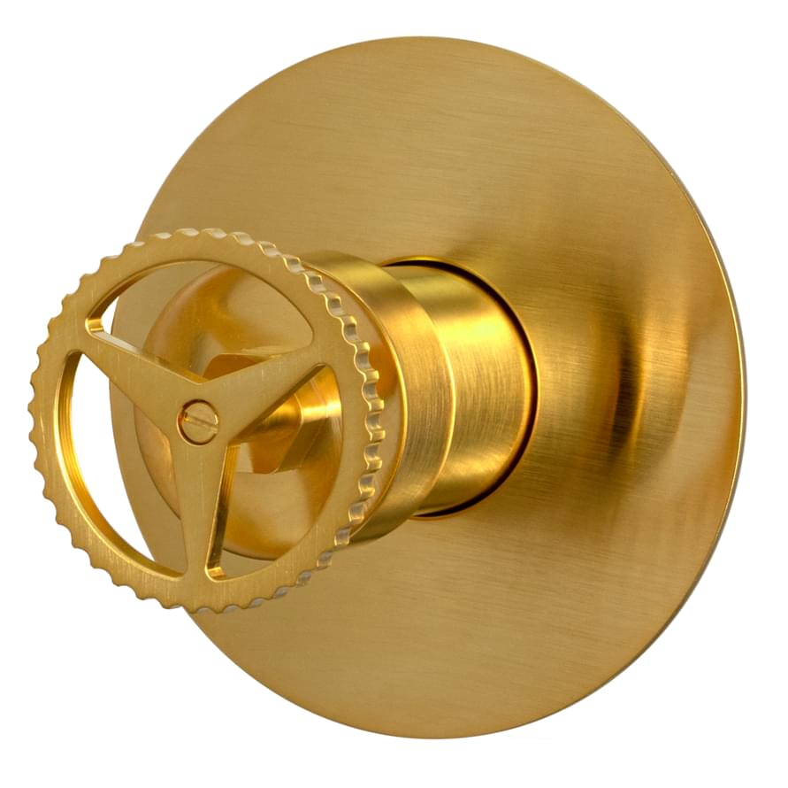 Плитка Remer Chrono Смеситель для душа CHRONO золото брашированное  поверхность брашированная