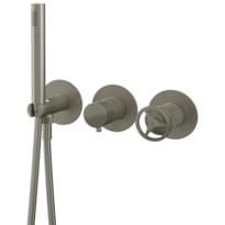 Плитка Remer Chrono Смеситель для душа CHRONO квадратный сталь поверхность матовая