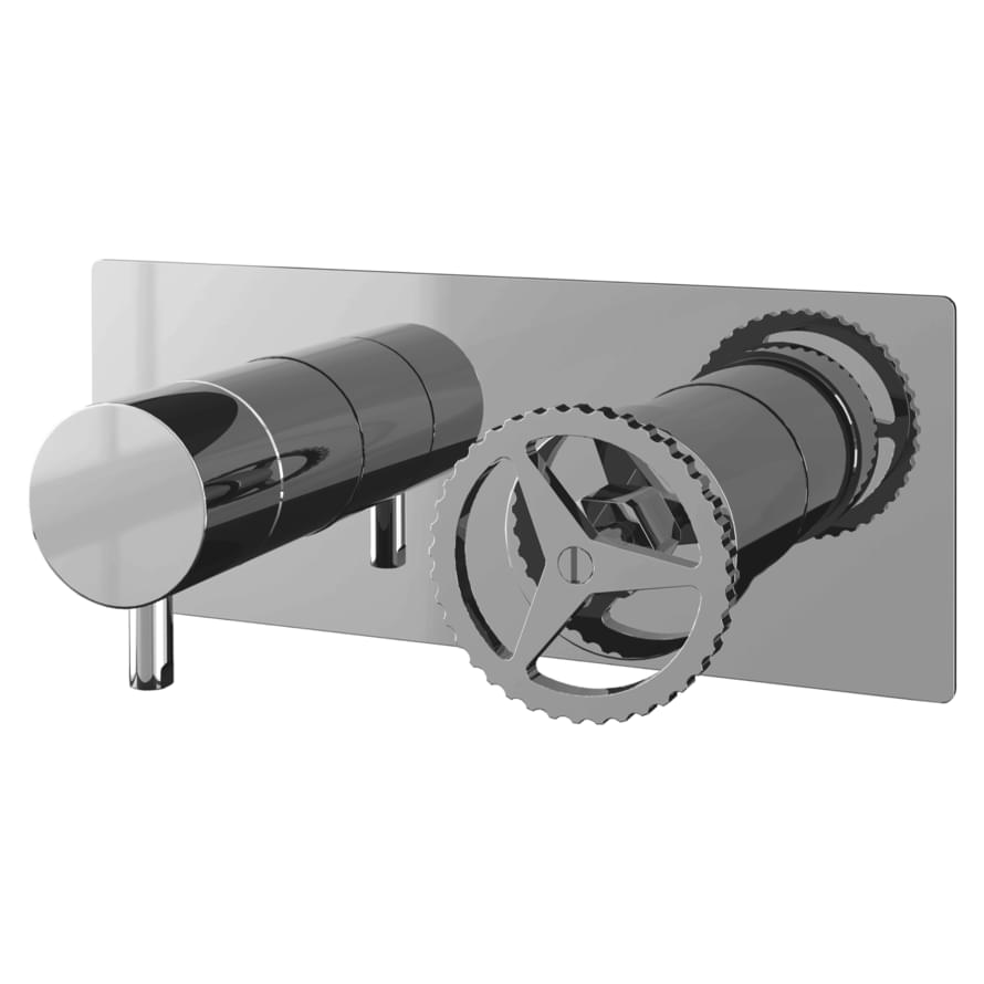 Плитка Remer Chrono Смеситель для душа квадратный CHRONO хром  поверхность глянец