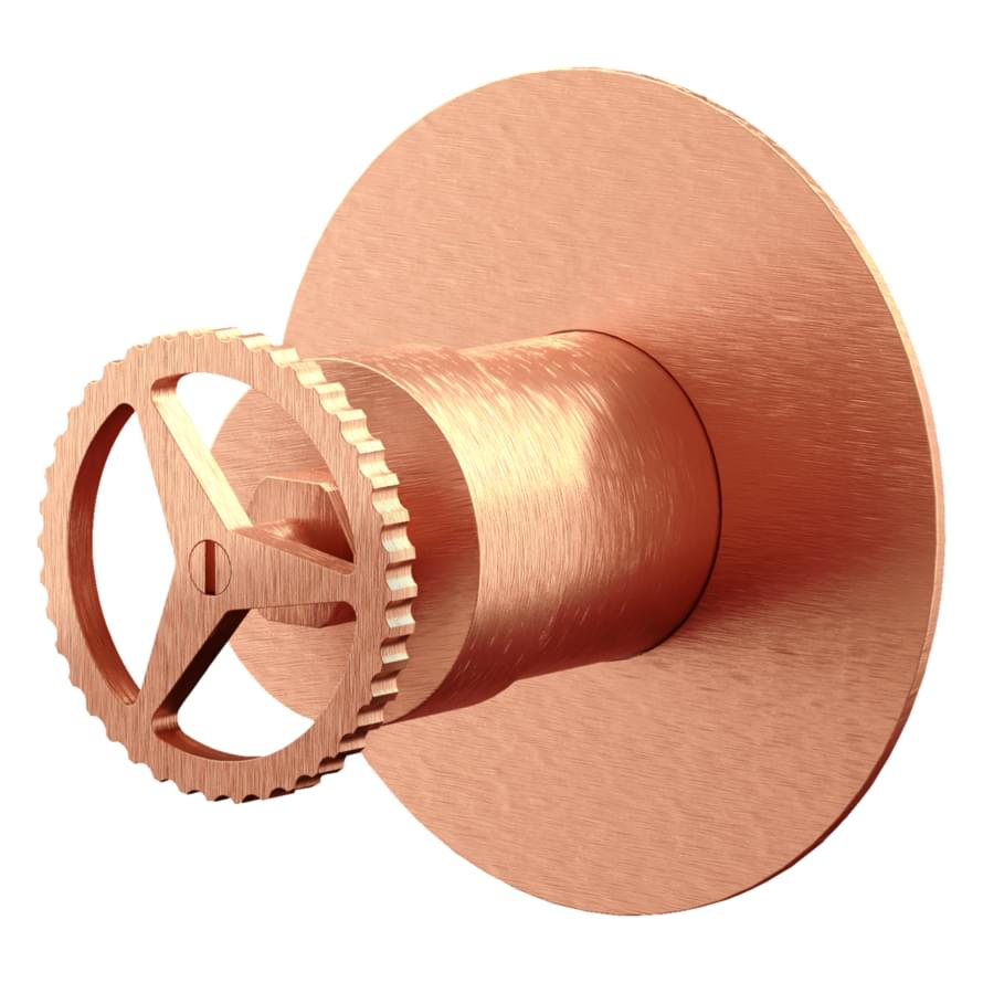 Плитка Remer Chrono Смеситель для душа на 1 выход CHRONO медь брашированная  поверхность брашированная