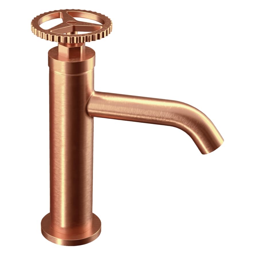 Плитка Remer Chrono Смеситель для раковины CHRONO медь брашированная  поверхность брашированная