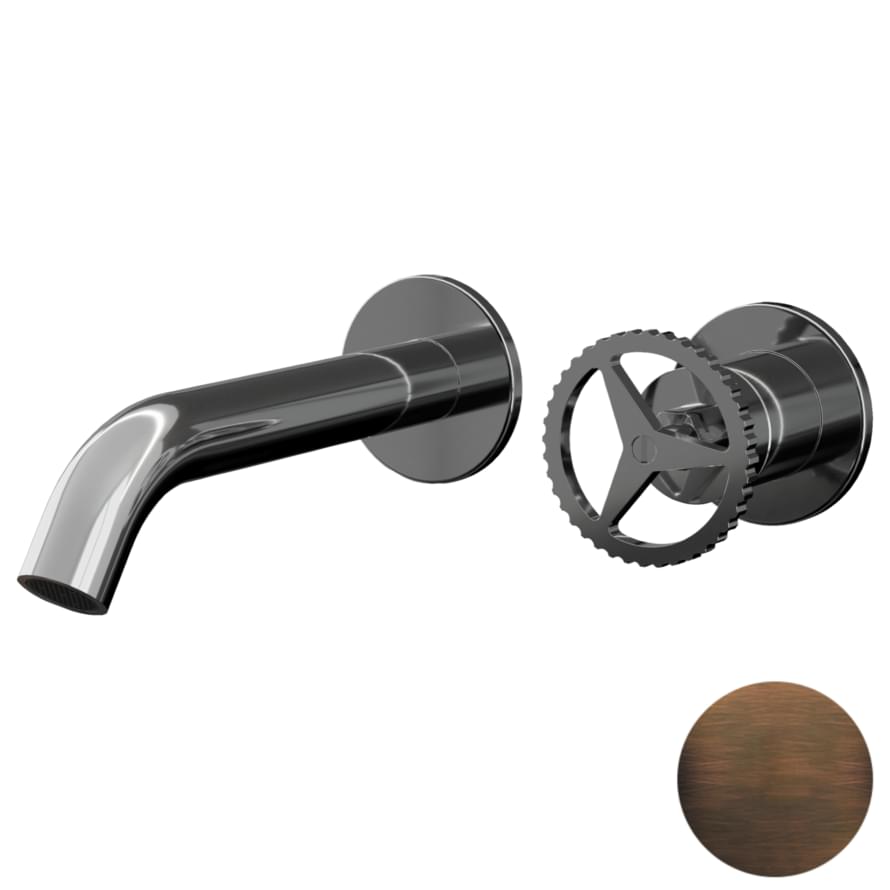 Плитка Remer Chrono Смеситель для раковины встраиваемый CHRONO бронза масляная  поверхность матовая