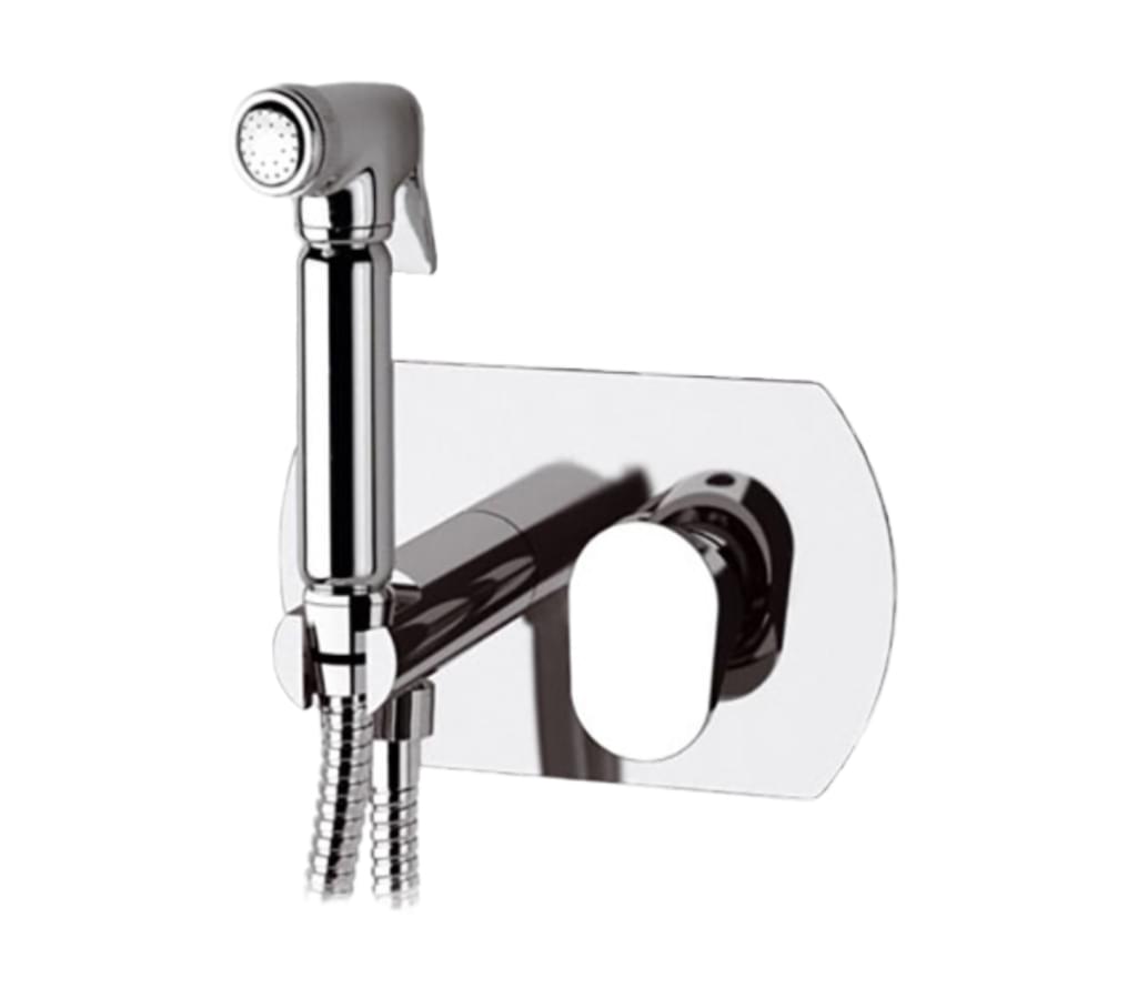 Плитка Remer Class Line Гигиенический душ округлый со смесителем CLASS LINE хром  поверхность глянец