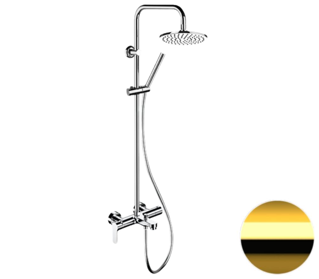 Плитка Remer Class Line Душевая система с изливом CLASS LINE золото глянцевое  поверхность глянец