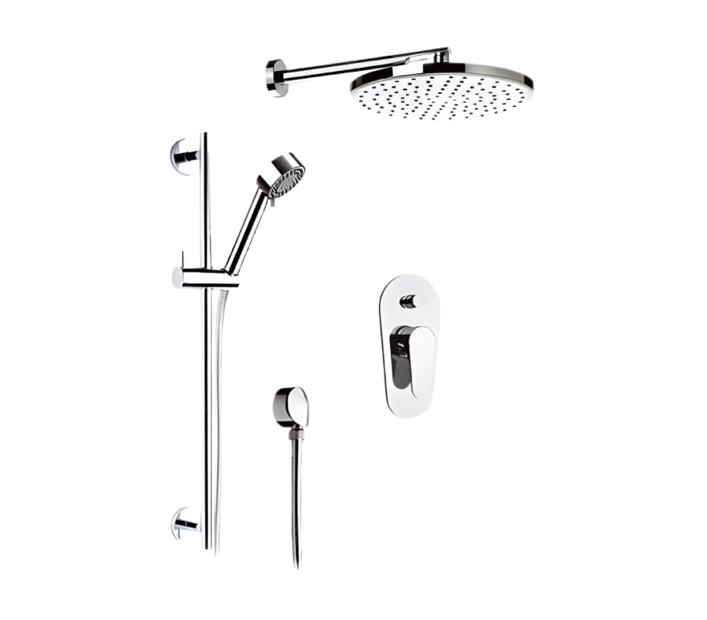 Плитка Remer Class Line Комплект: Душевая система округлая CLASS LINE хром  поверхность глянец