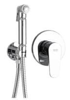 Плитка Remer Class Line Округлый гигиенический душ со смесителем CLASS LINE хром поверхность глянец