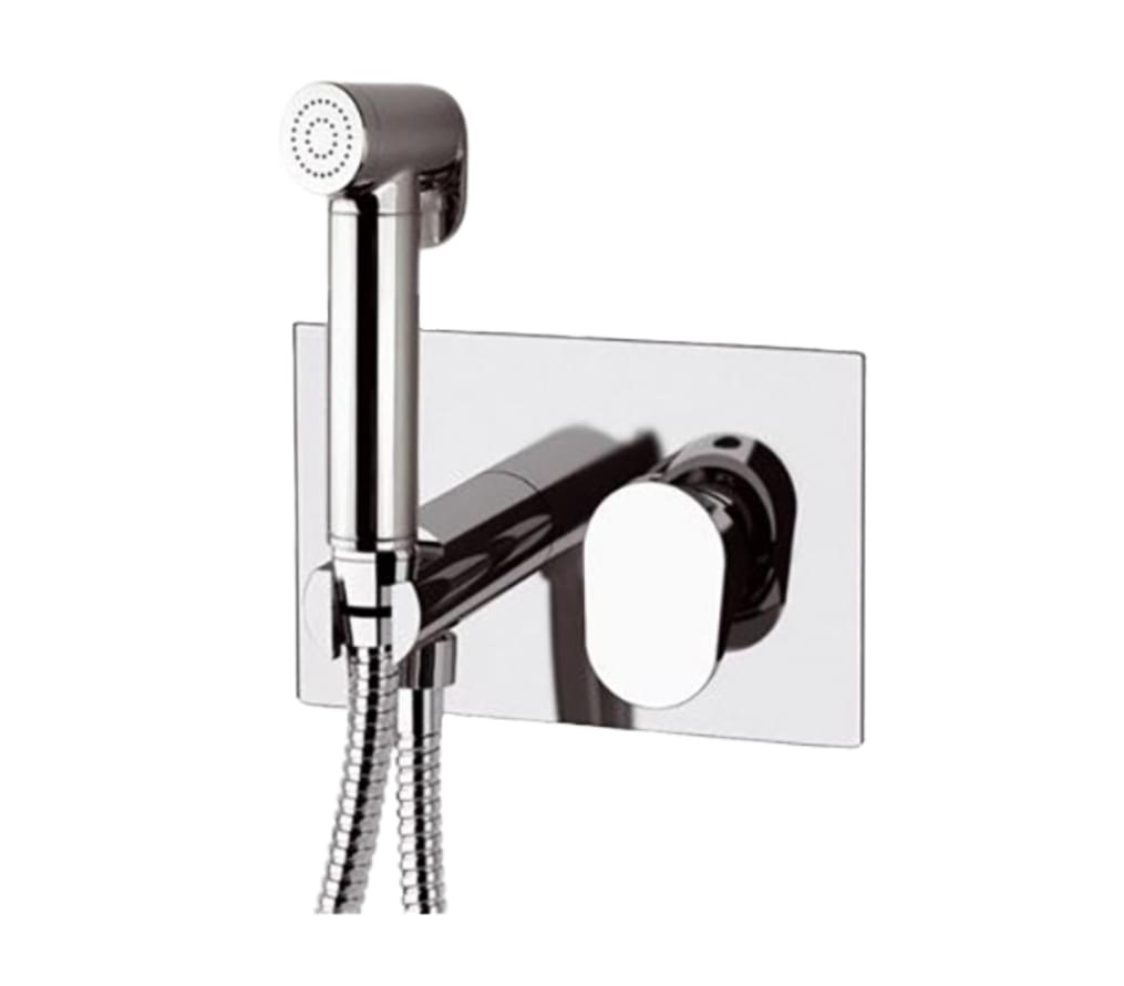 Плитка Remer Dream Гигиенический душ со смесителем DREAM хром округлый  поверхность глянец