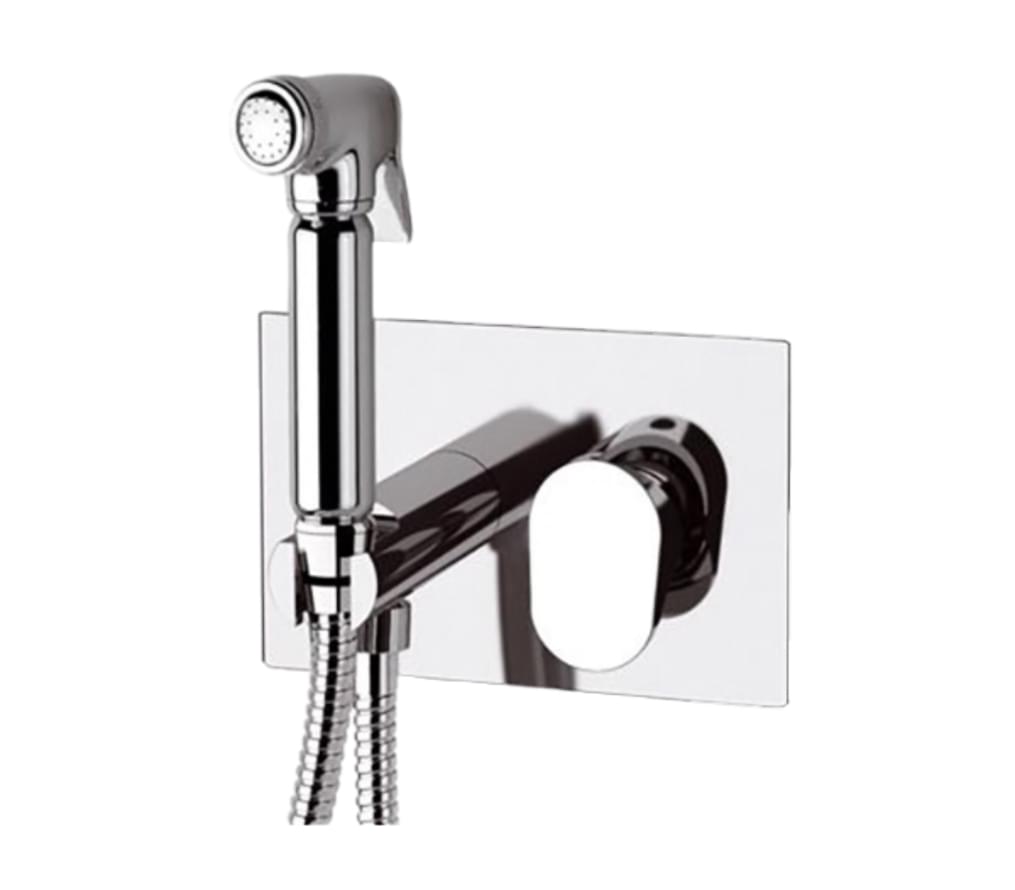 Плитка Remer Dream Квадратный гигиенический душ со смесителем DREAM хром  поверхность глянец