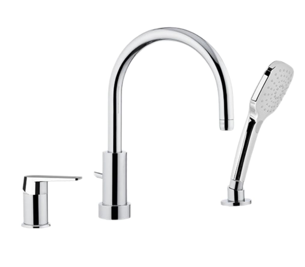 Плитка Remer Dream Смеситель на борт ванны DREAM хром  поверхность глянец