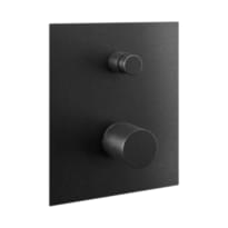 Плитка Remer Edge Встраиваемый смеситель для душа EDGE черный брашированный хром поверхность брашированная