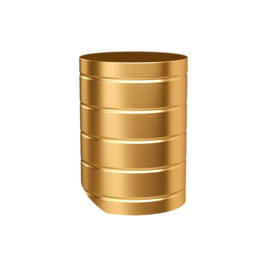 Плитка Remer Edge Ручка смесителя для раковины EDGE золото брашированное  поверхность брашированная