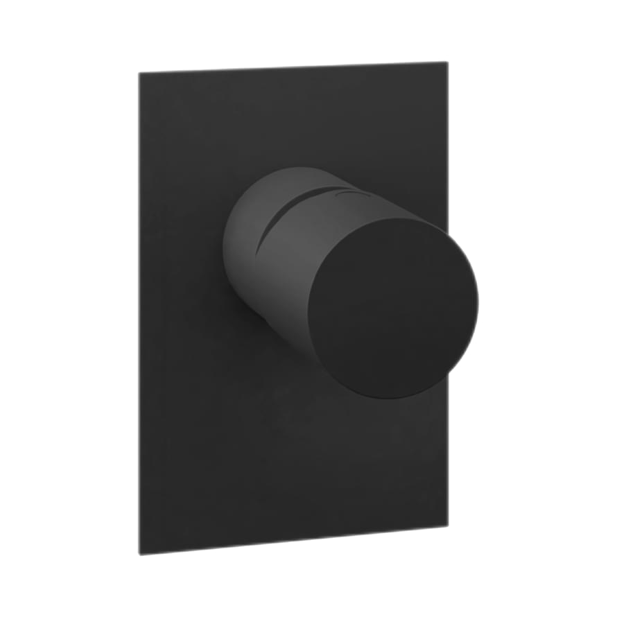 Плитка Remer Edge Смеситель для душа встраиваемый EDGE черный матовый  поверхность матовая