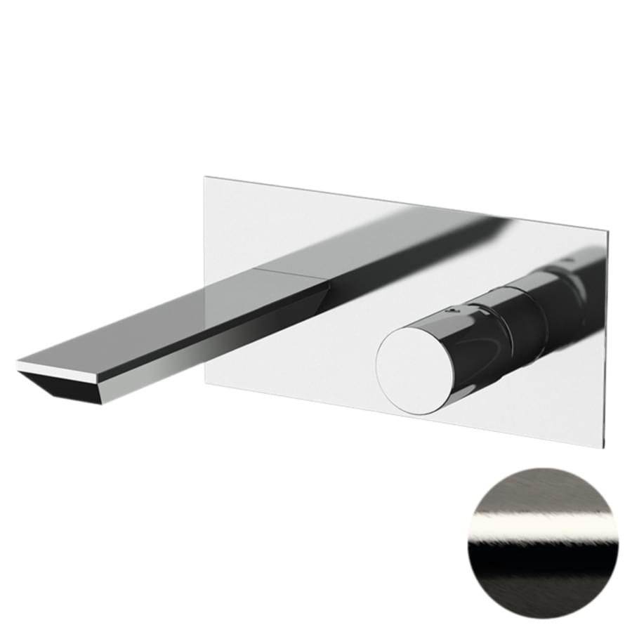 Плитка Remer Edge Смеситель для раковины EDGE никель брашированный  поверхность брашированная