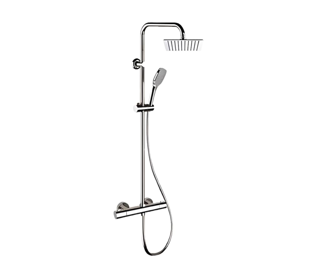 Плитка Remer Elegance Душевая система с термостатом ELEGANCE хром  поверхность глянец