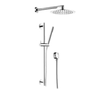 Плитка Remer Elegance Душевая система термостатическая с верхним душем и лейкой ELEGANCE хром поверхность глянец